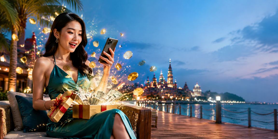 Pengguna Malaysia mengakses platform loteri dalam talian melalui telefon bimbit dengan mudah