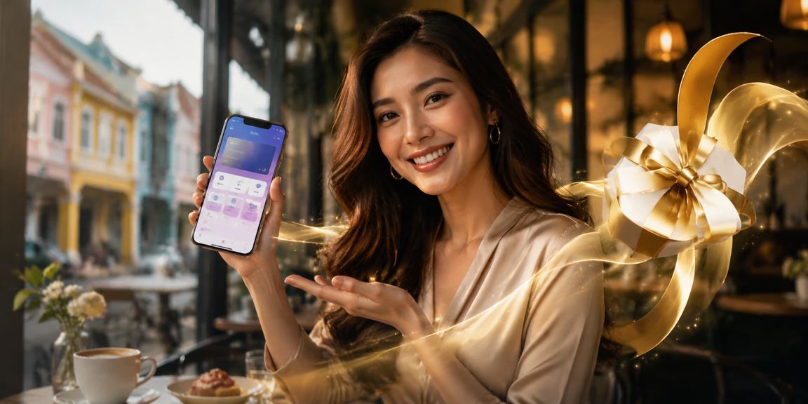 Pemain menggunakan telefon mudah alih di Penang untuk bermain loteri dalam talian secara mudah